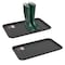 Fleming Supply Set of 2 Weather Boot Tray, Water-Resistant Plastic Shoe Mat for Indoor/Outdoor, (Dark Grey) Medium 326890PNV - alternate 1